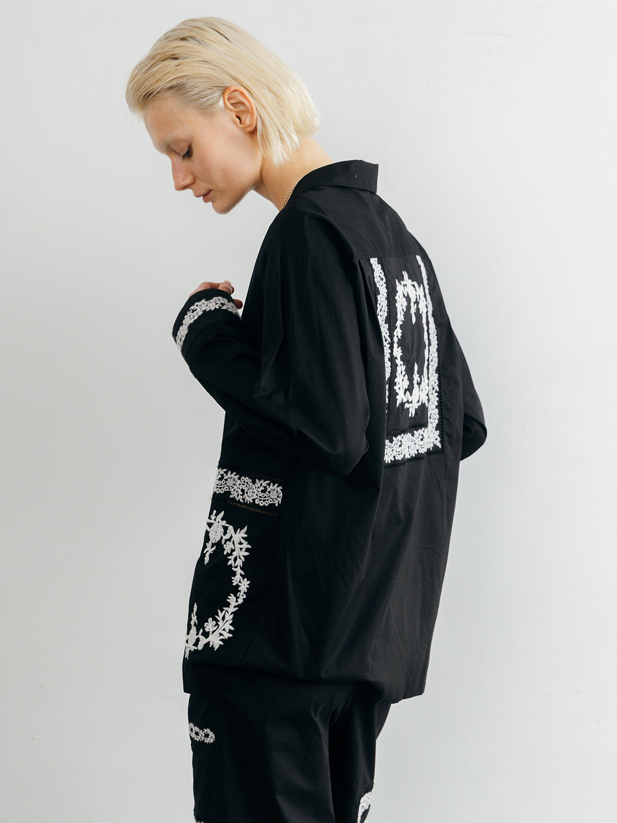 LACE PATCHWORK SHIRTS