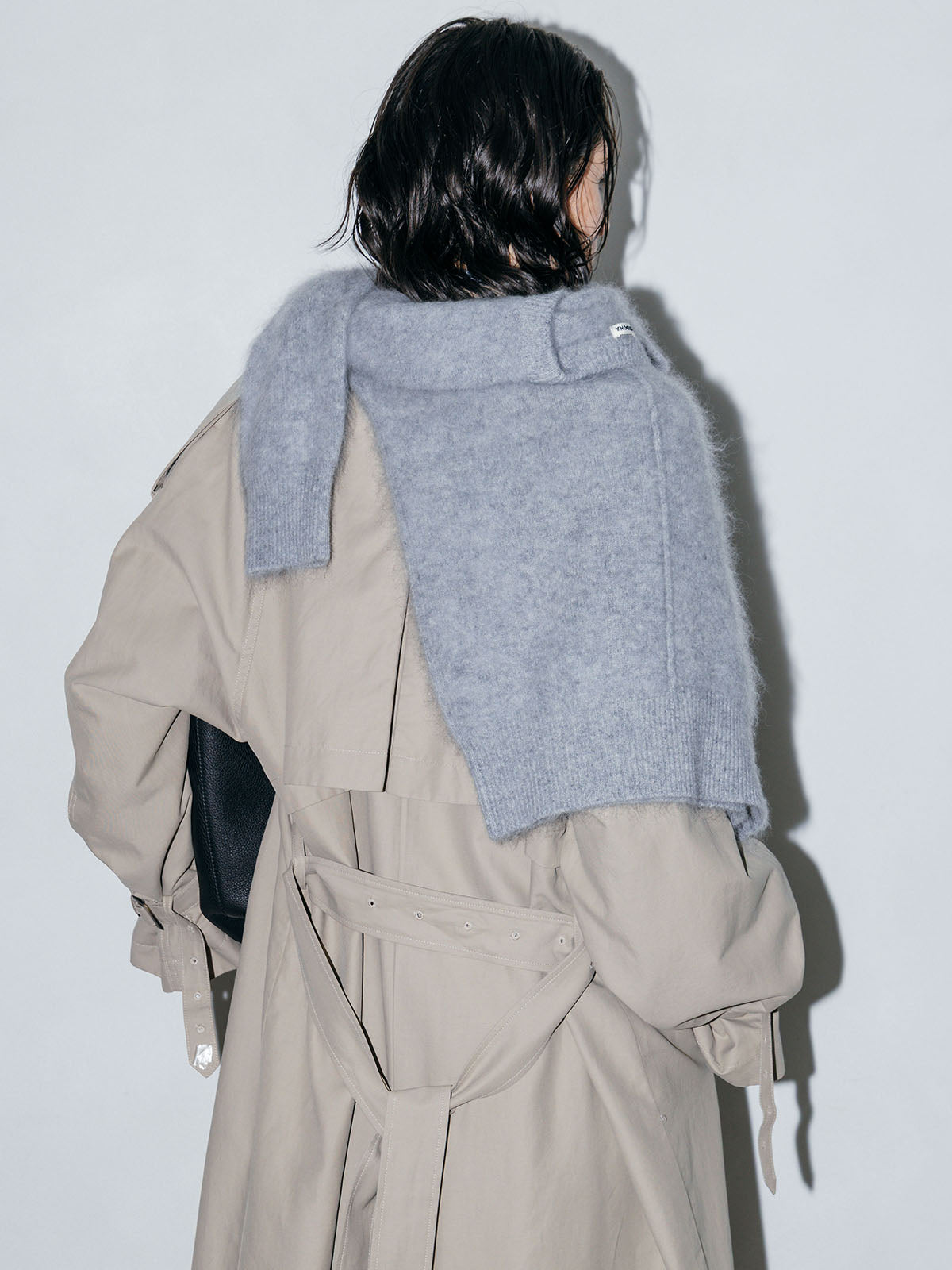 WASHED VOLUME TRENCH COAT