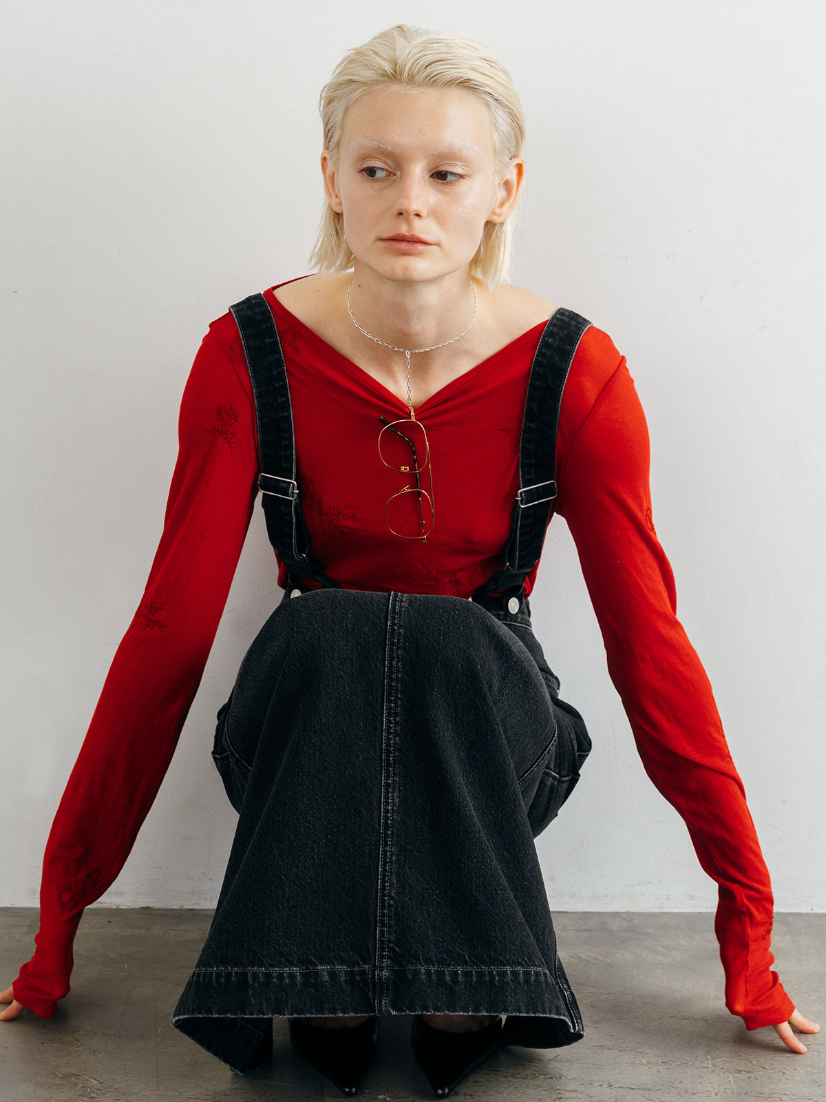DENIM JUMP SKIRT
