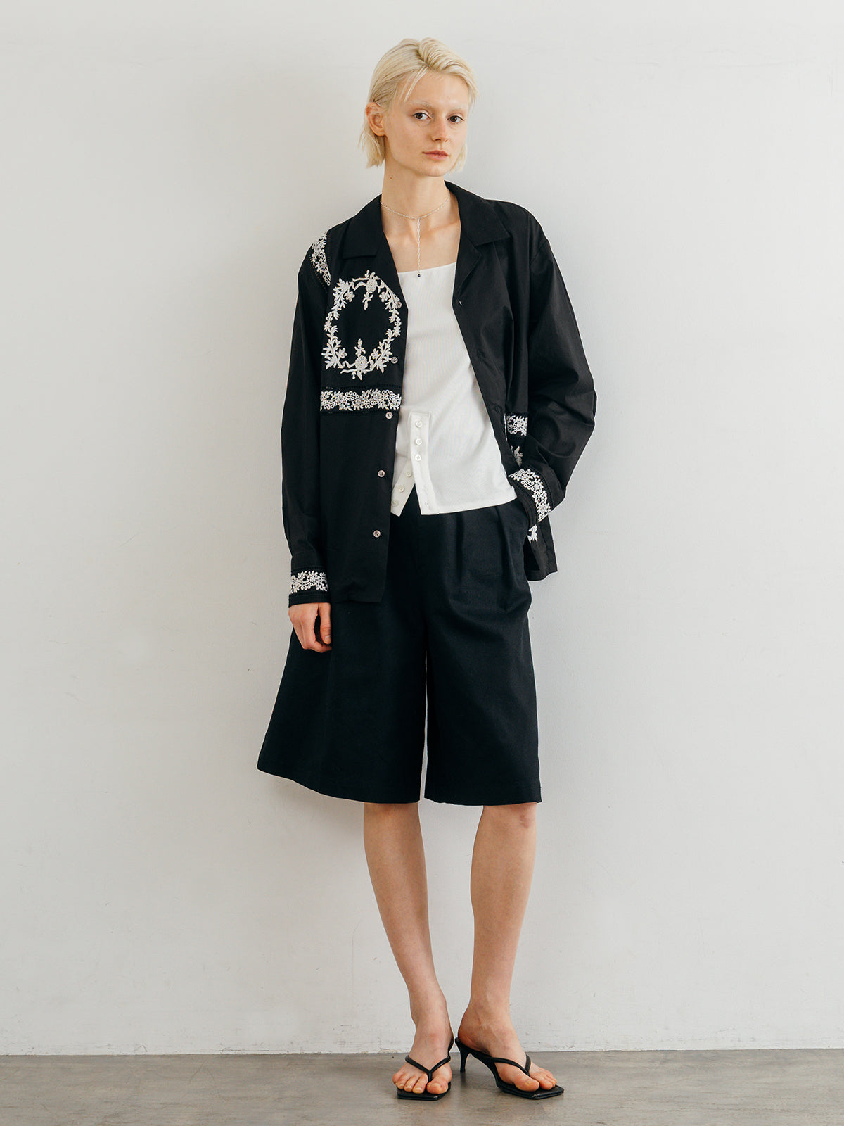 LACE PATCHWORK SHIRTS