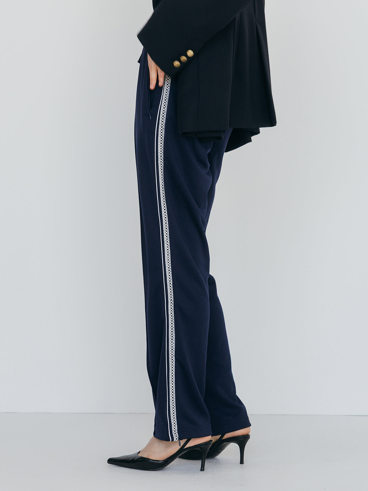 LACE LINE TRACK PANTS
