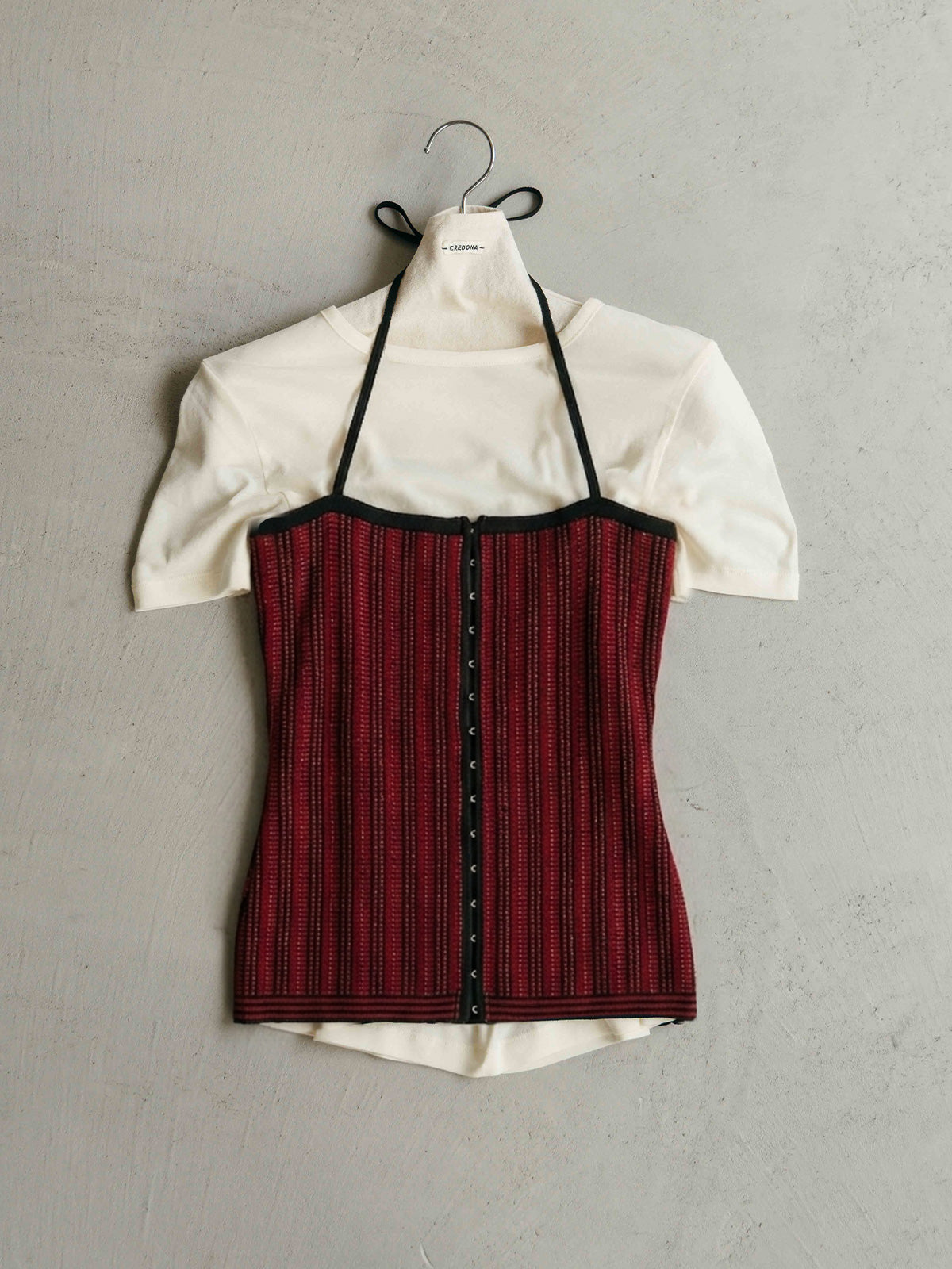 TUCK STITCH BUSTIER