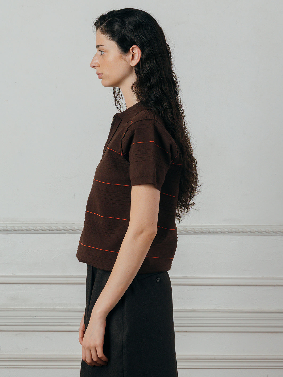 ZIP POLO SHIRT