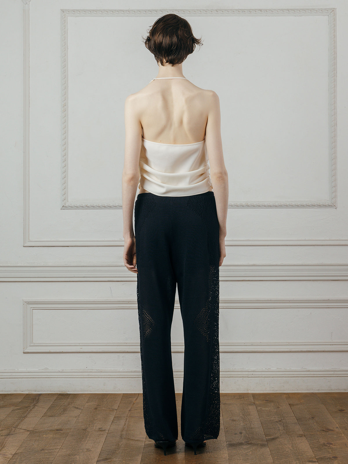 LACE KNIT PANTS