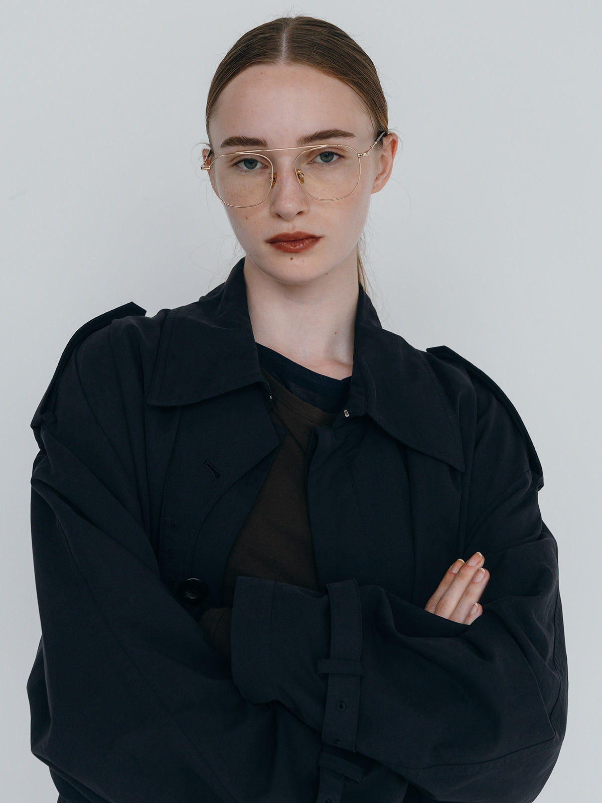 WASHED VOLUME TRENCH COAT