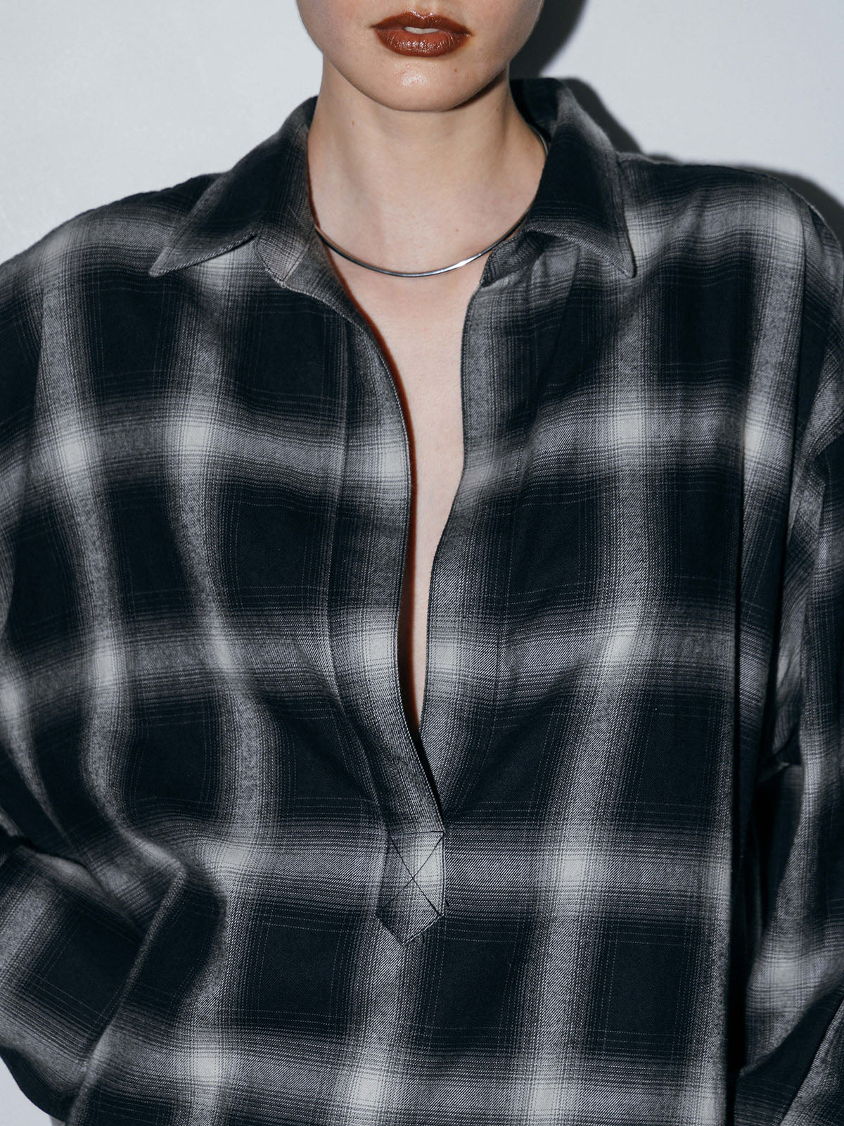 BRUSHED  CHECK  SKIPPER  SHIRT