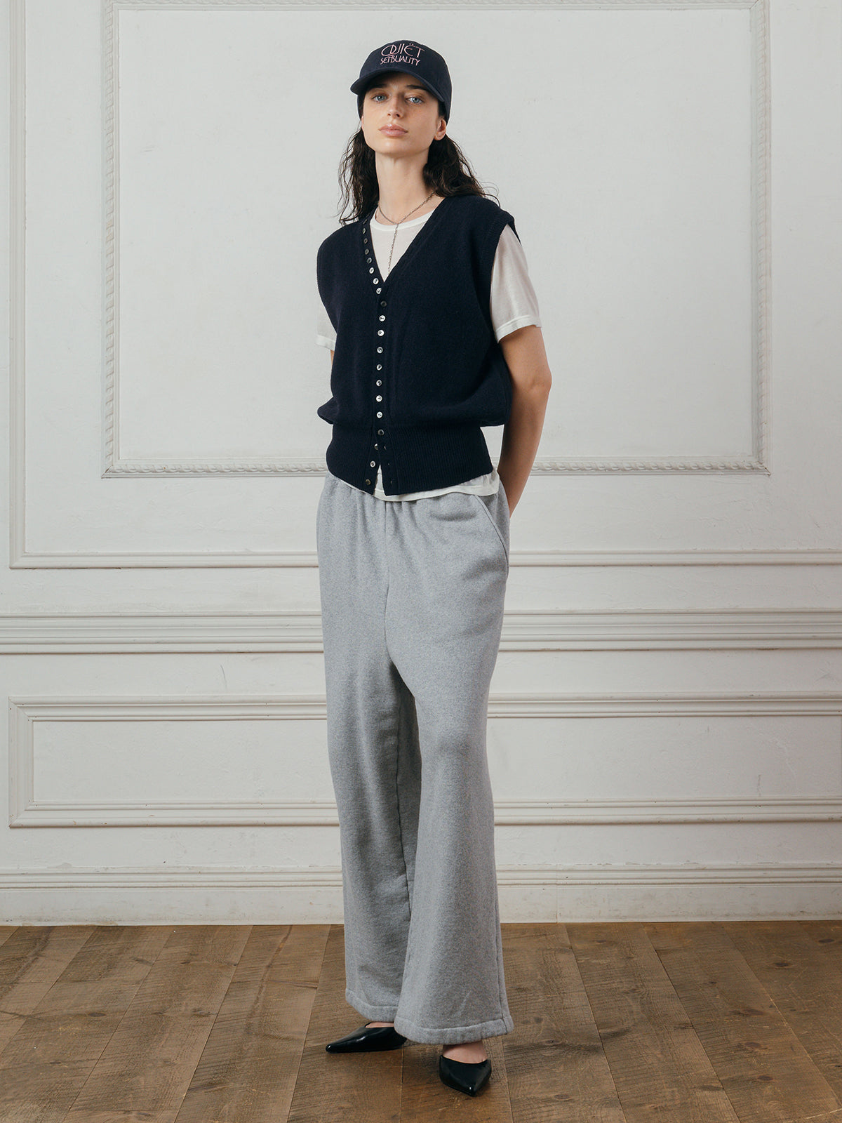 KNITTED VEST TOP