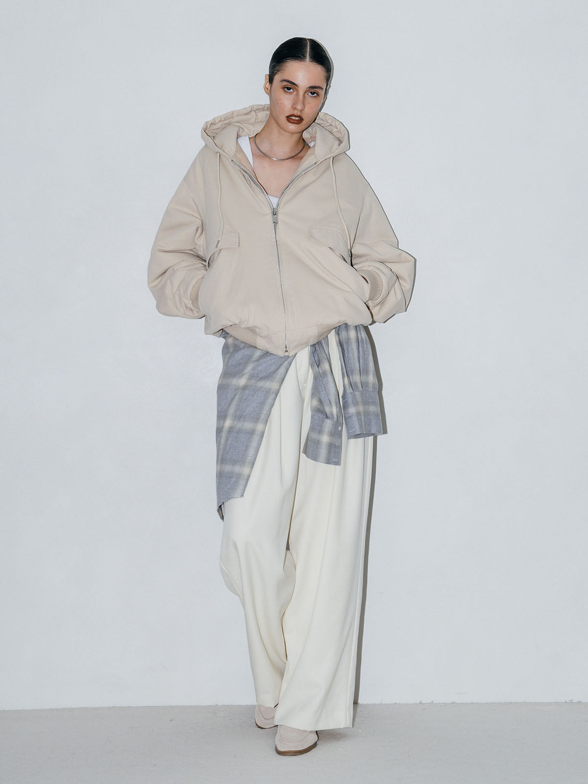 BRUSHED  CHECK  SKIPPER  SHIRT