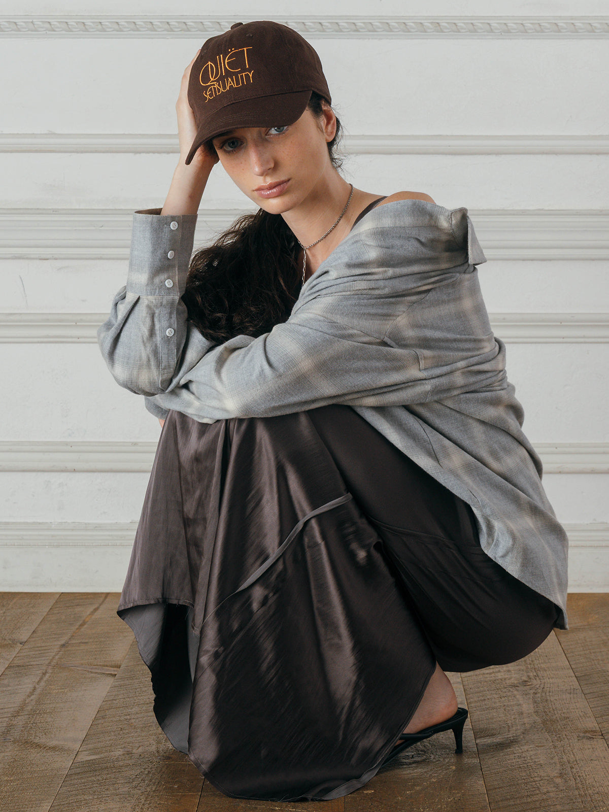 SATIN DRESS
