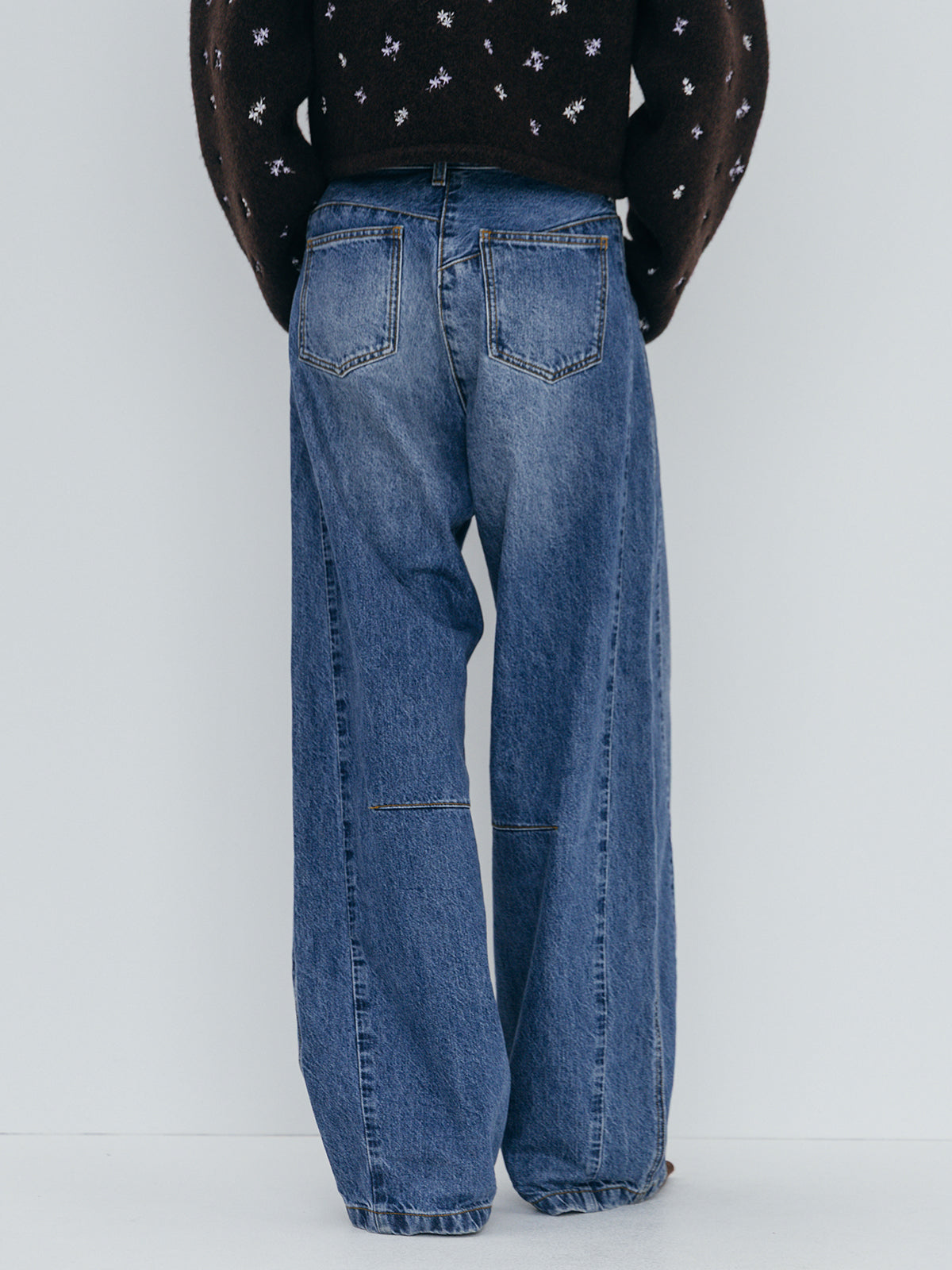 WIDE BEETLE DENIM PANTS