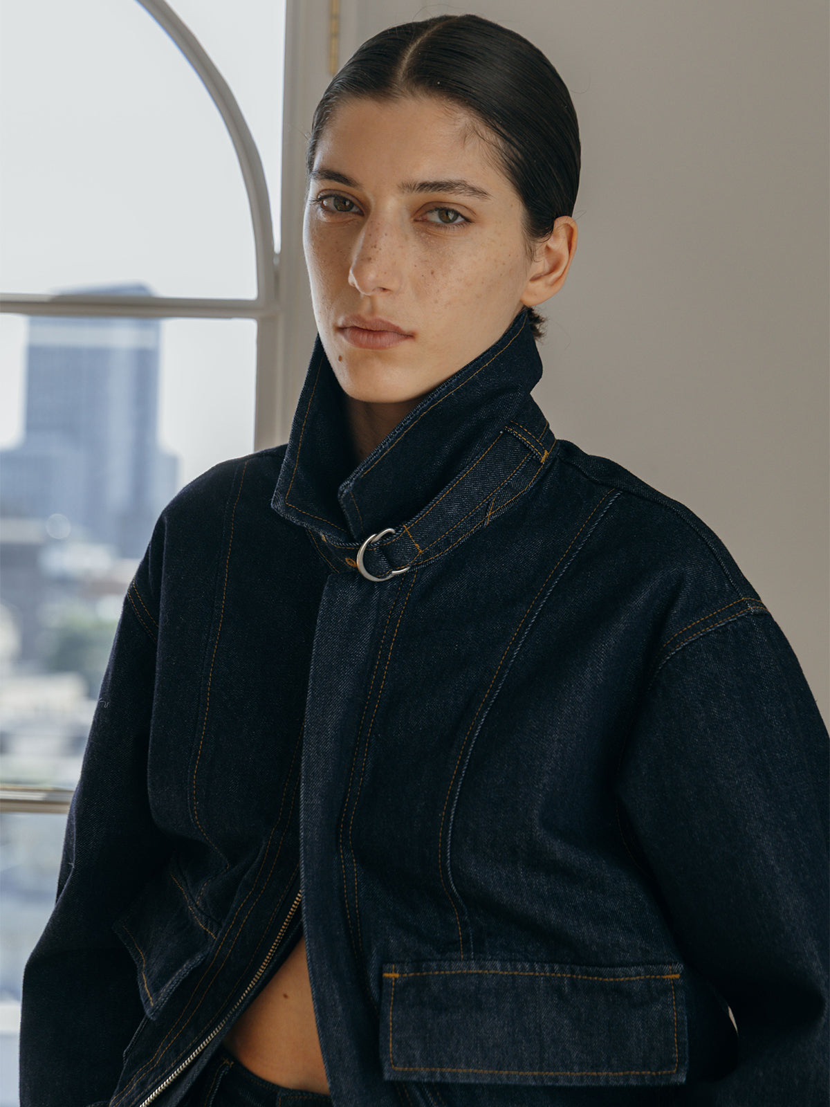 TWO POCKET DENIM JACKET