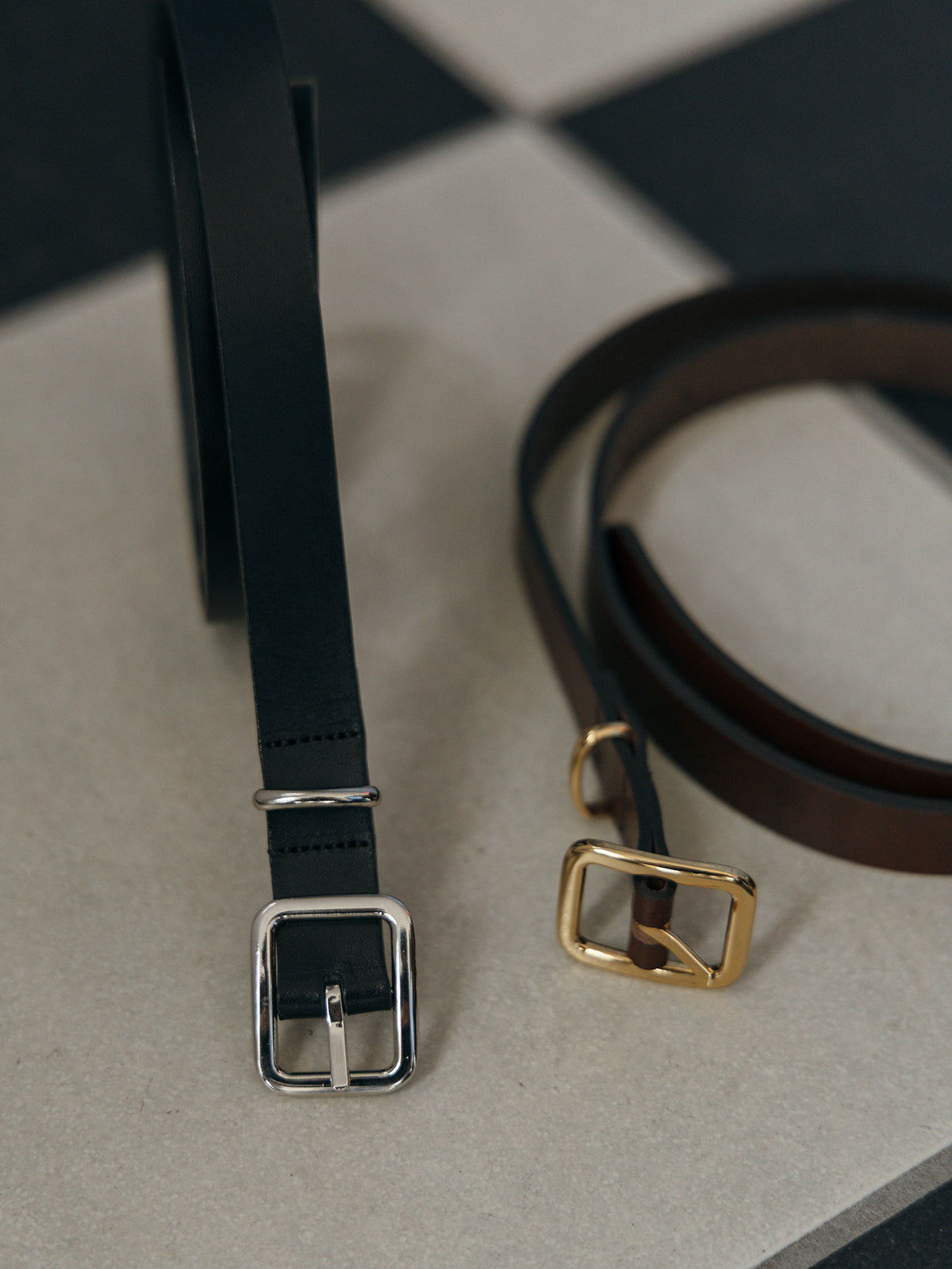 NARROW LEATHER BELT