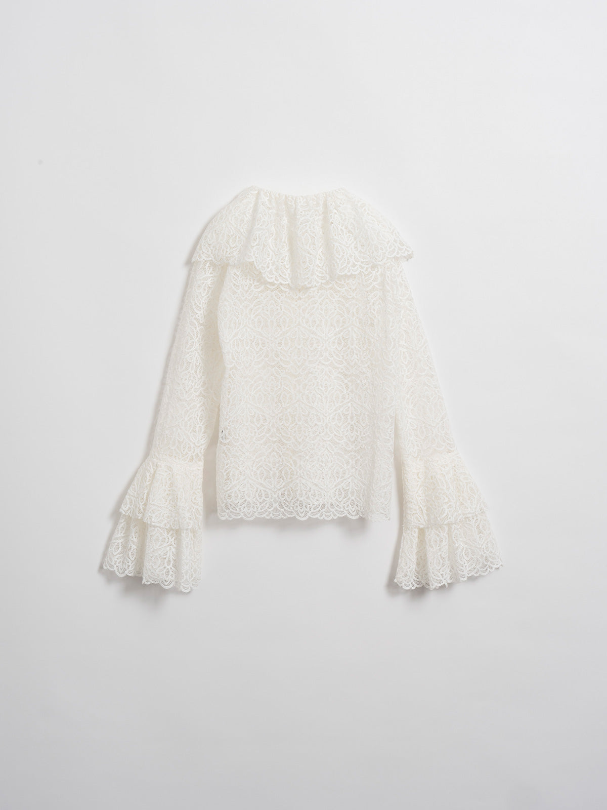 Juliet lace cape blouse