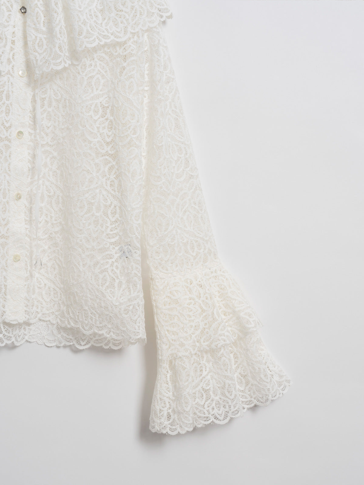 Juliet lace cape blouse
