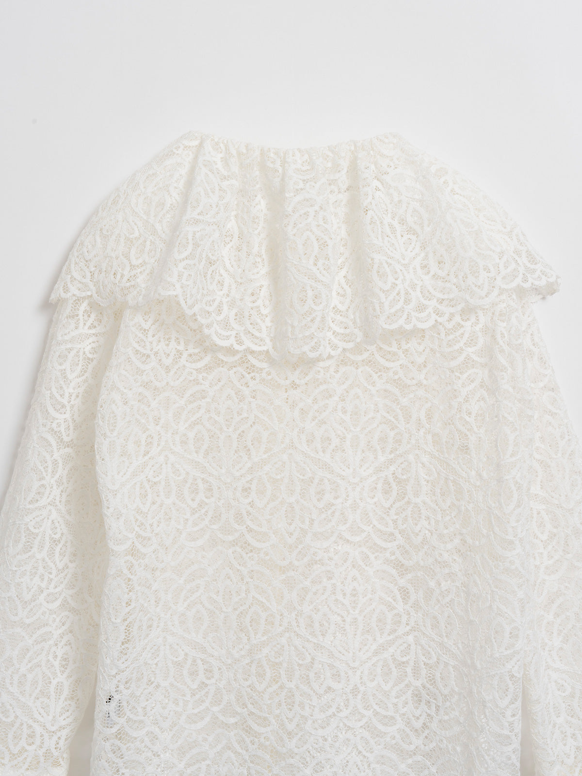 Juliet lace cape blouse