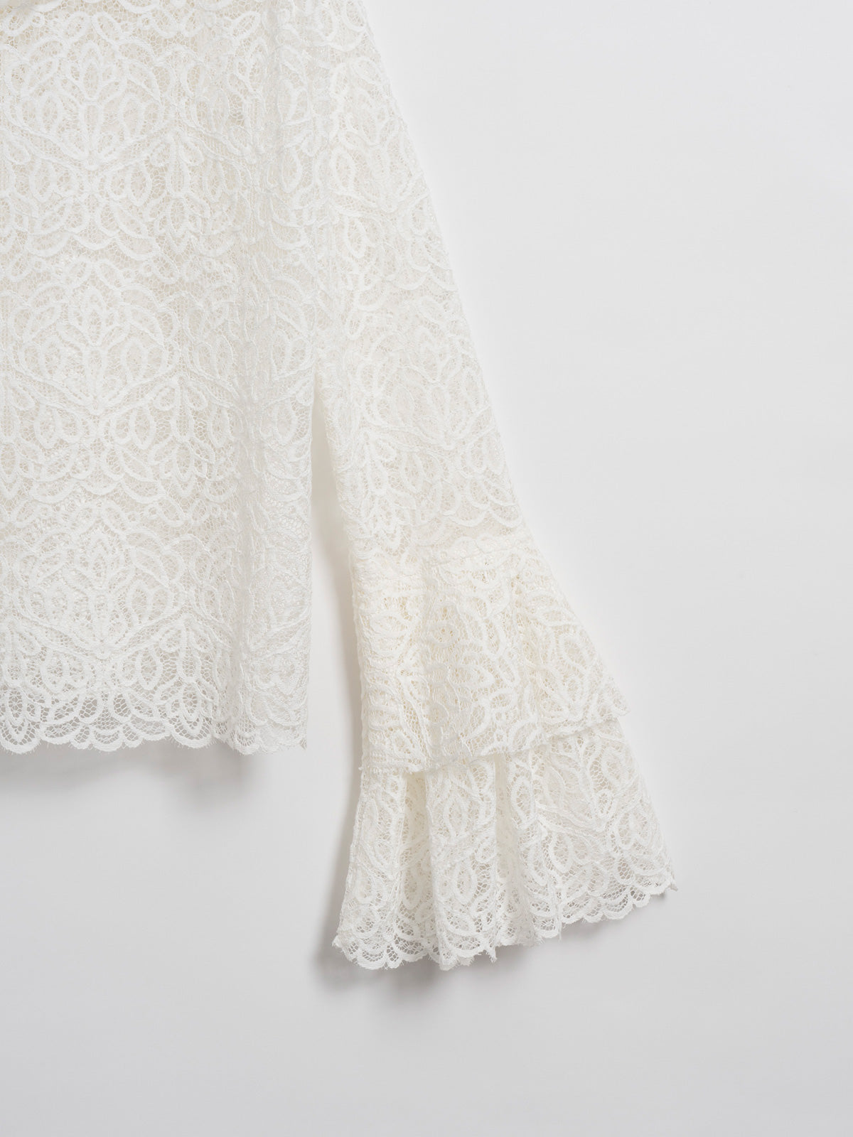 Juliet lace cape blouse