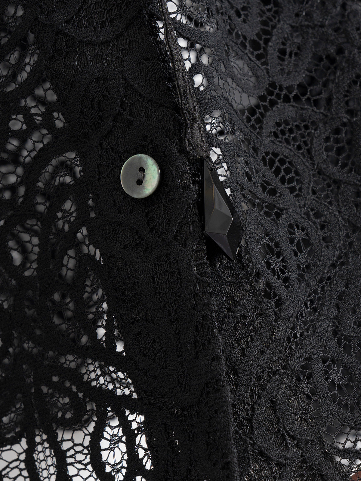 Juliet lace cape blouse