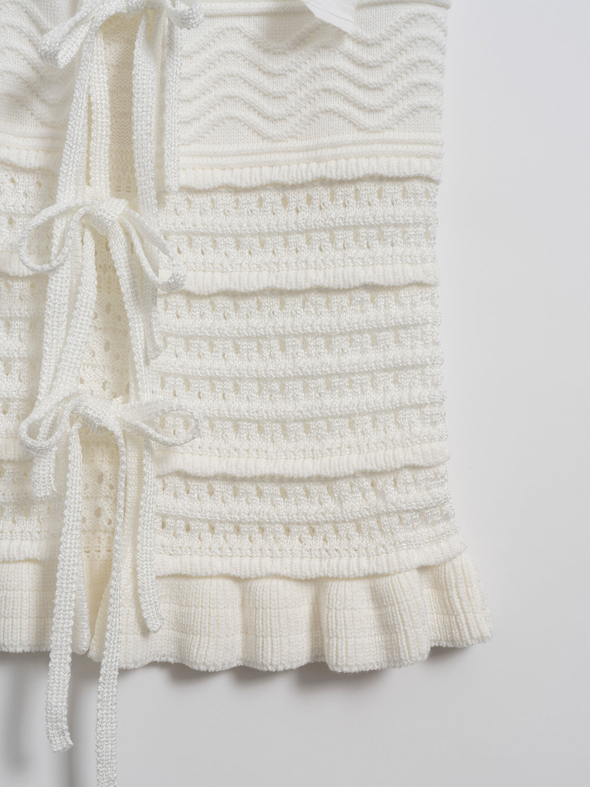Spica ribbon lame knit