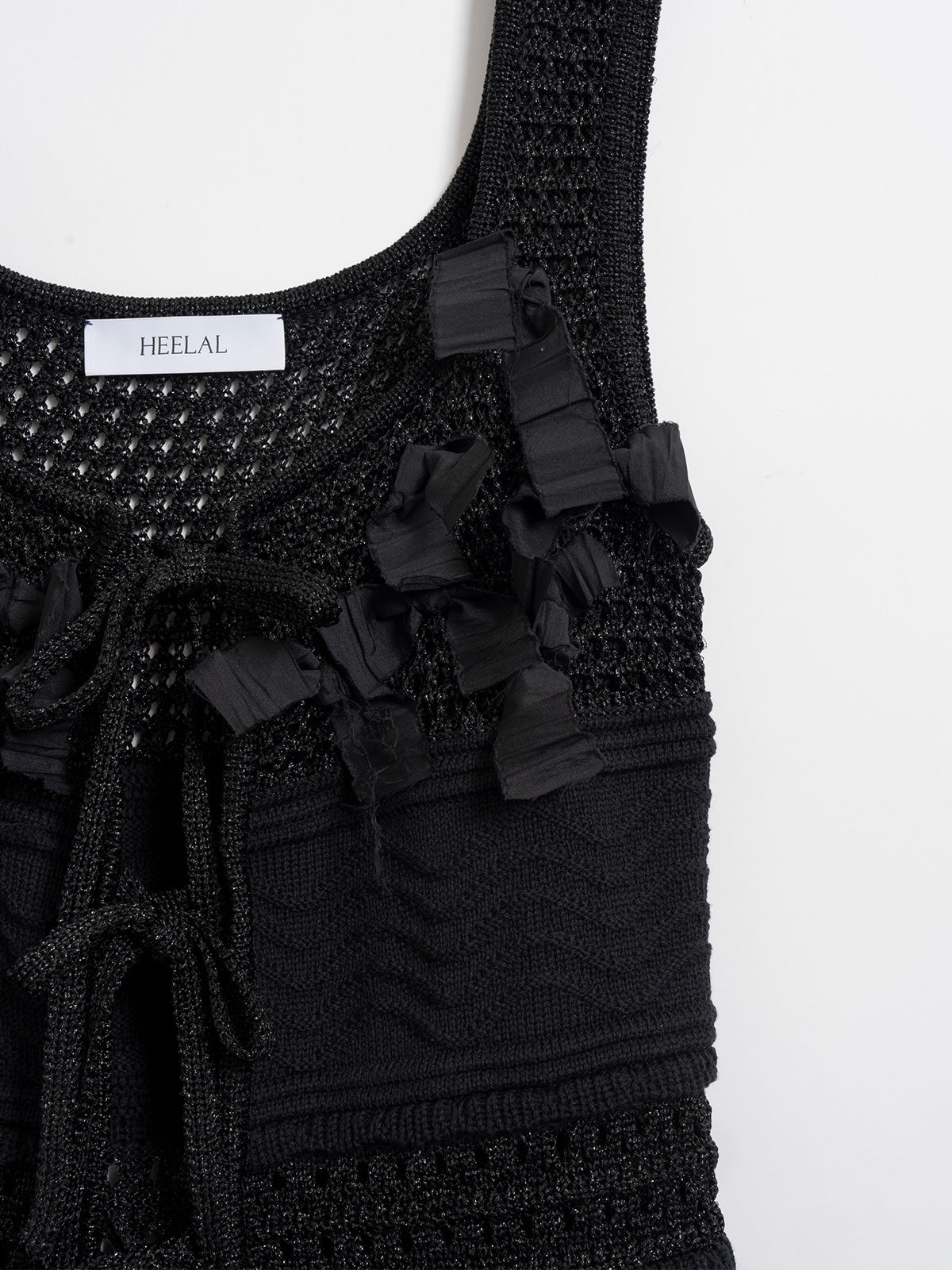 Spica ribbon lame knit