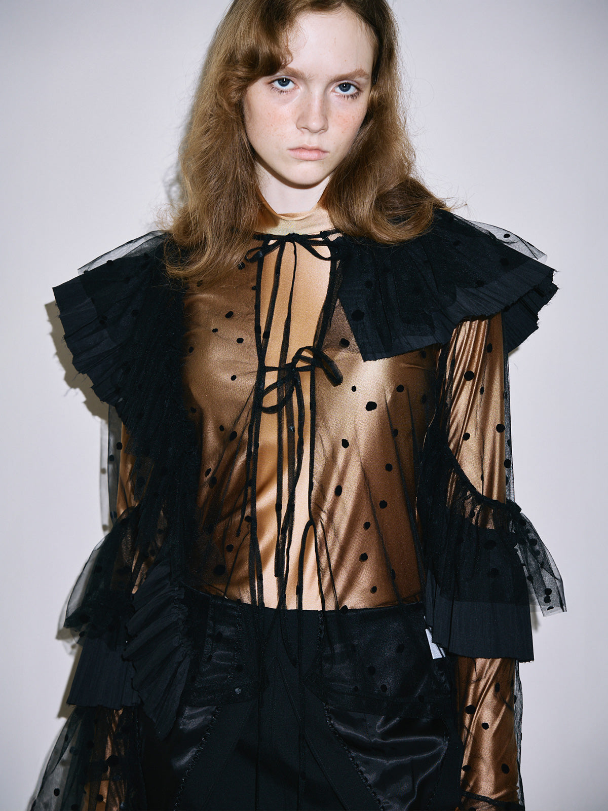 Charlotte frill blouse