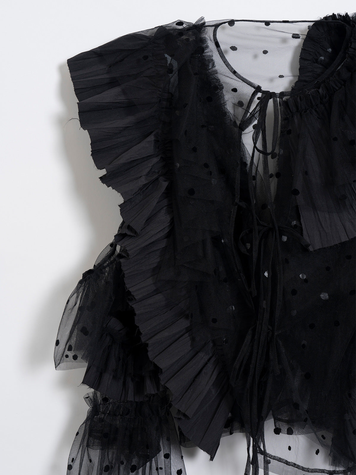 Charlotte frill blouse