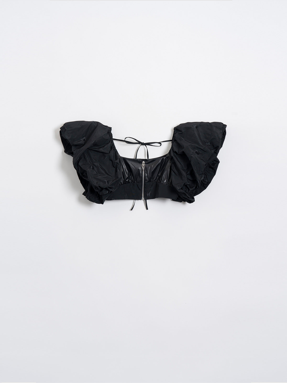 Chrome balloon bustier