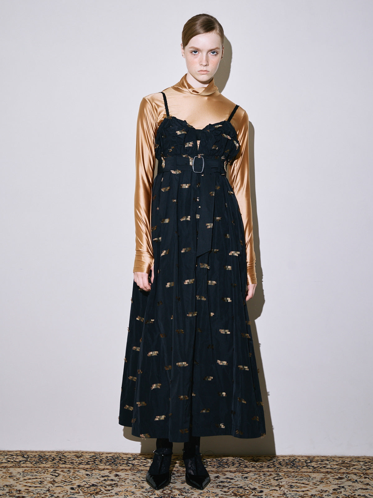 Chrome highwaist dress
