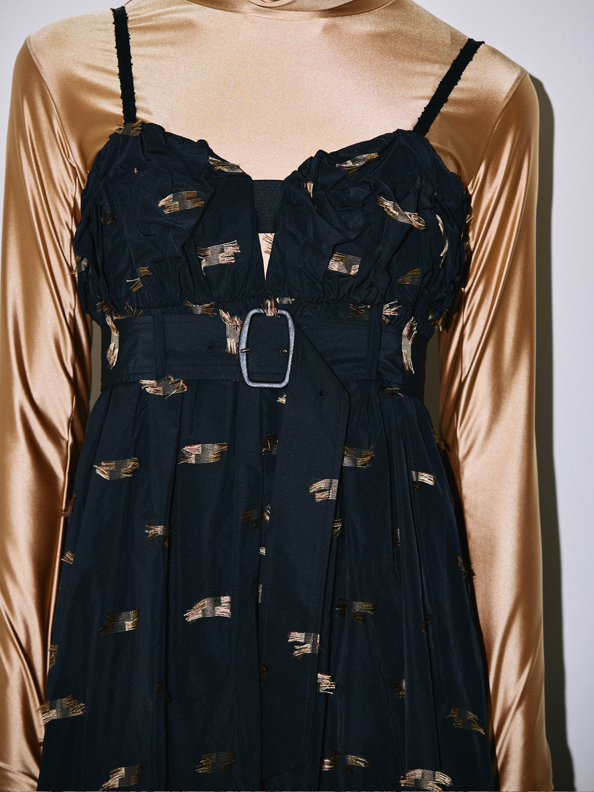 Chrome highwaist dress