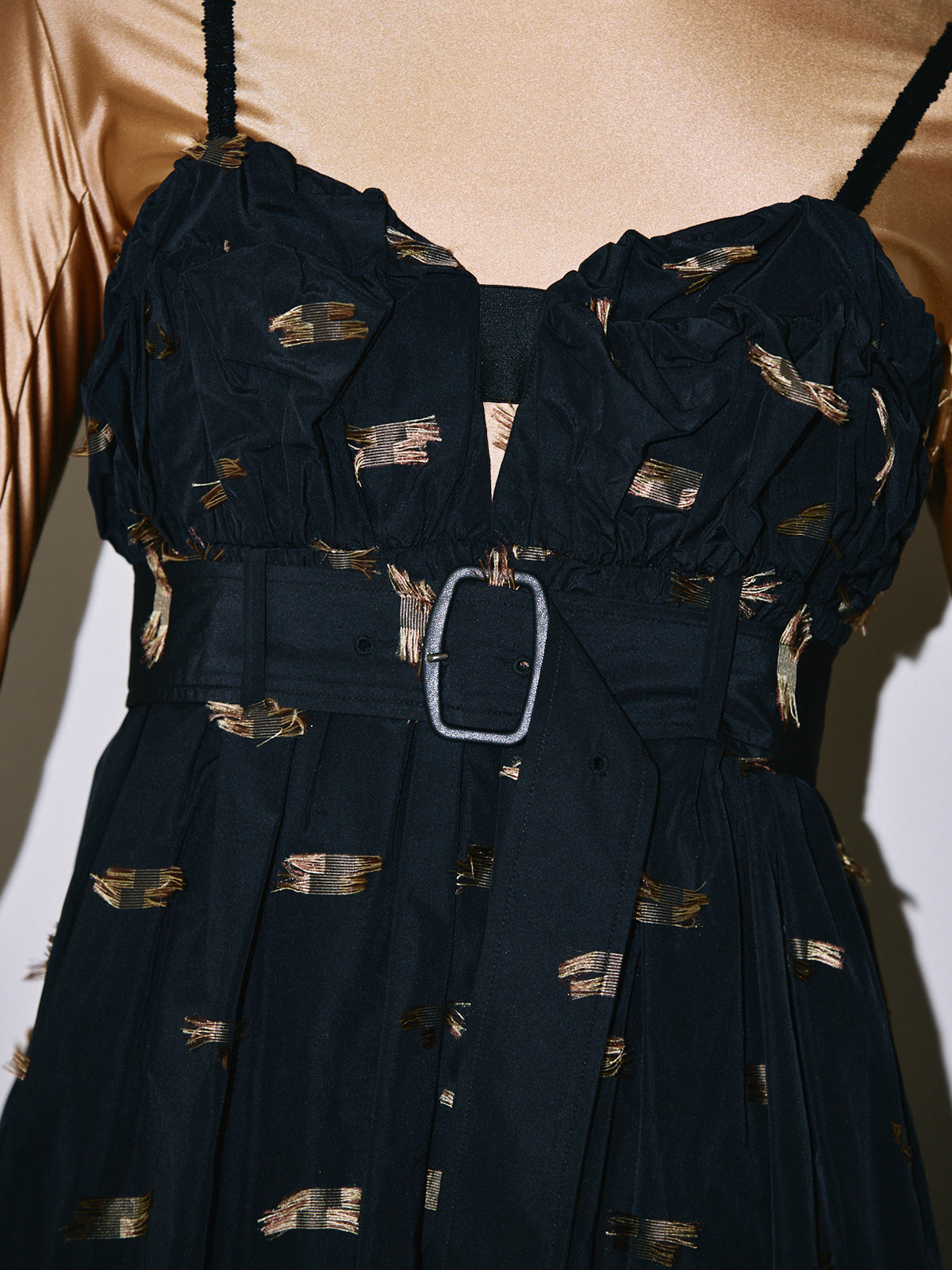Chrome highwaist dress
