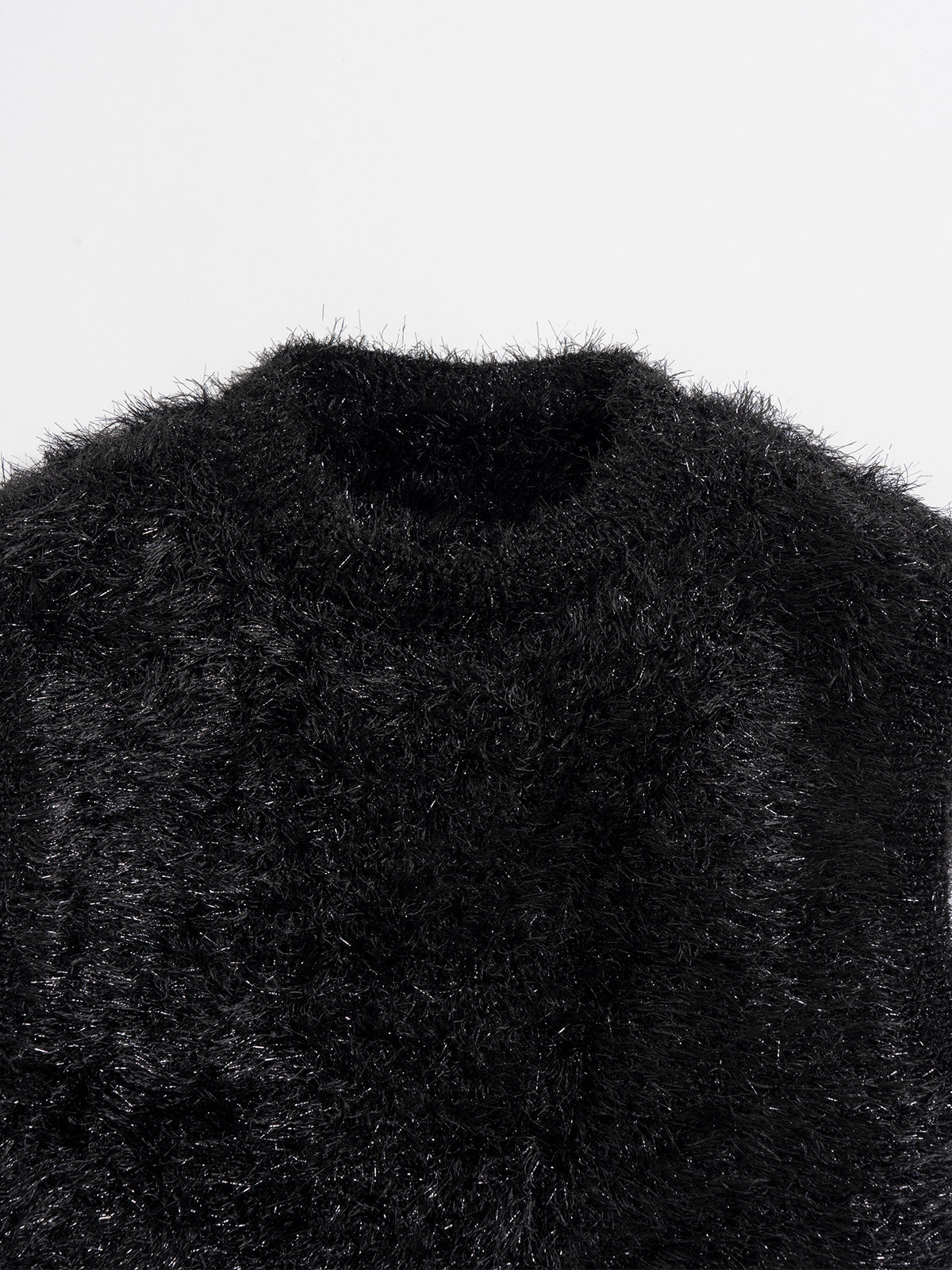 Squall lame fur knit