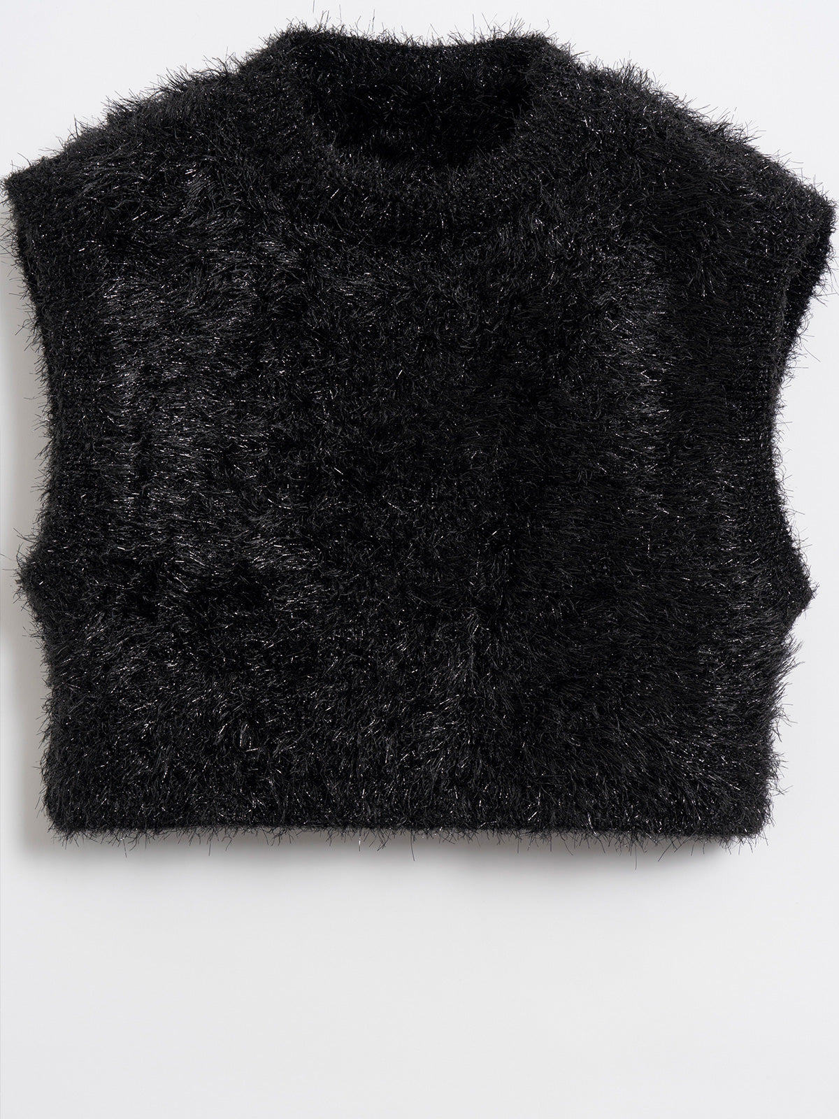 Squall lame fur knit