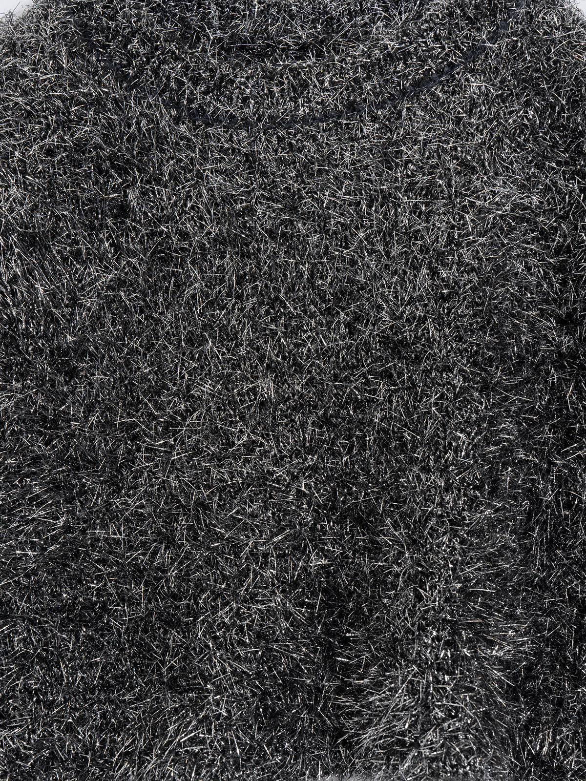 Squall lame fur knit